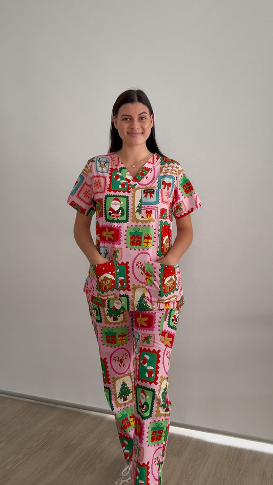 Santa’s Letters - Scrub Set (COMING SOON)