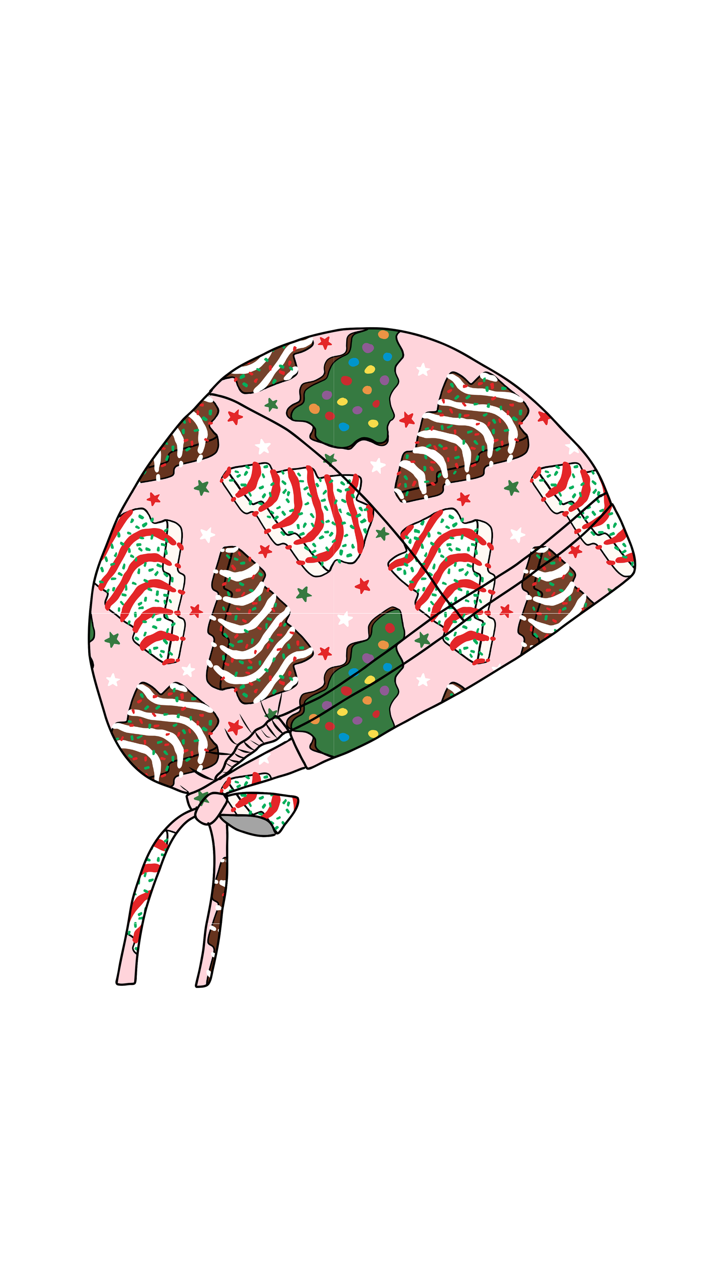 Scrubini Scrub Cap - Christmas Edition