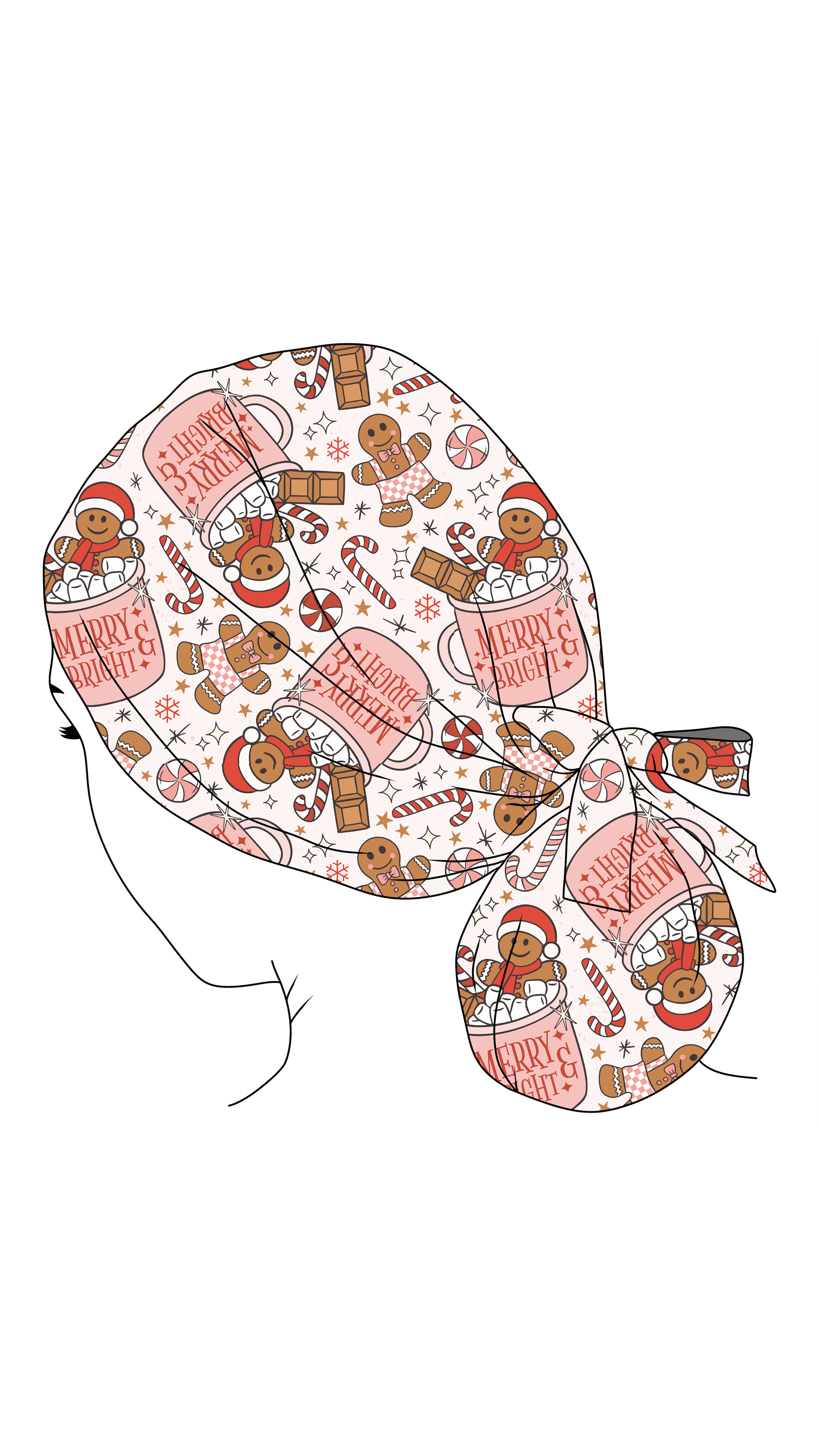 Scrubini Scrub Cap - Christmas Edition