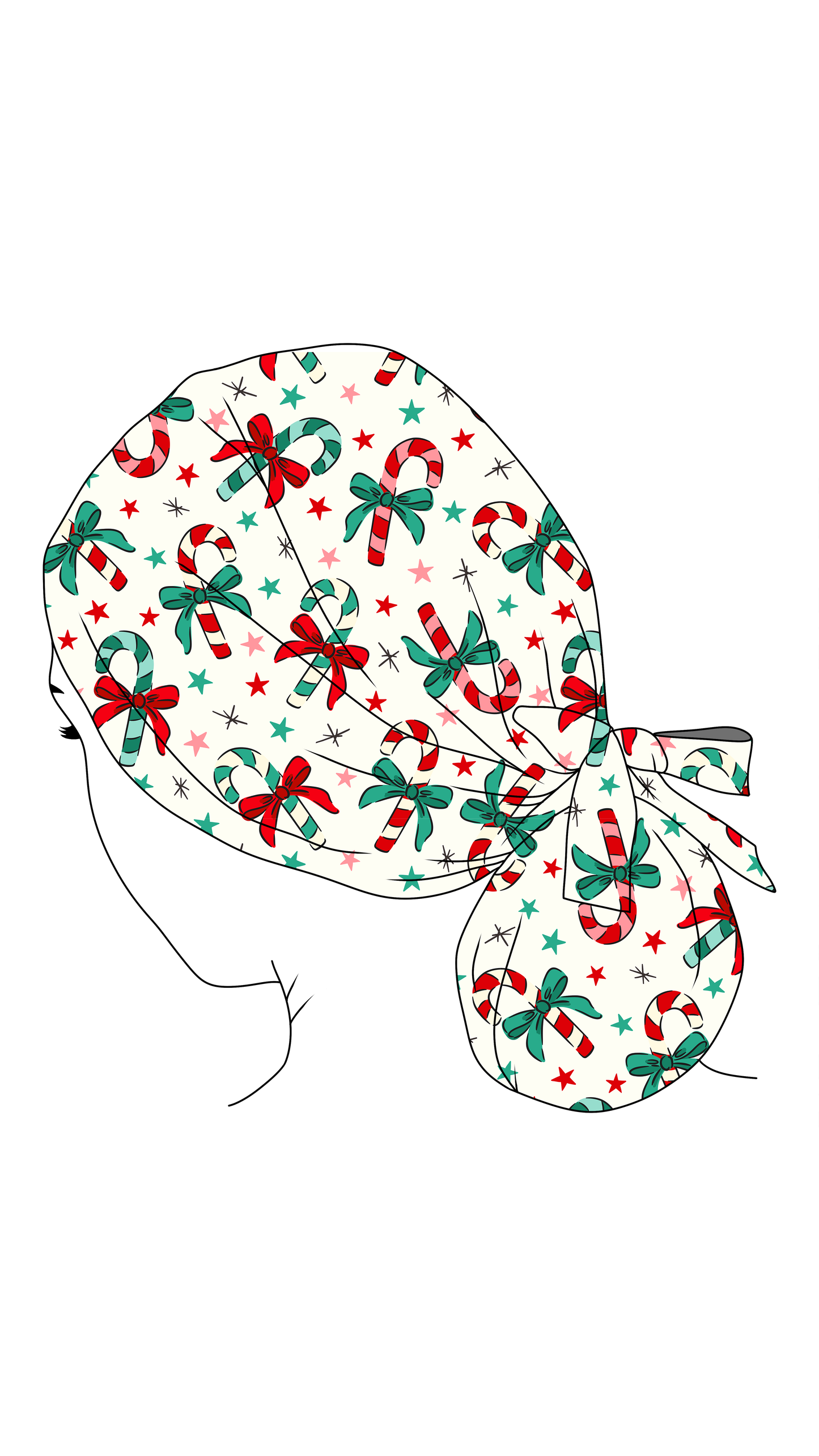 Scrubini Scrub Cap - Christmas Edition