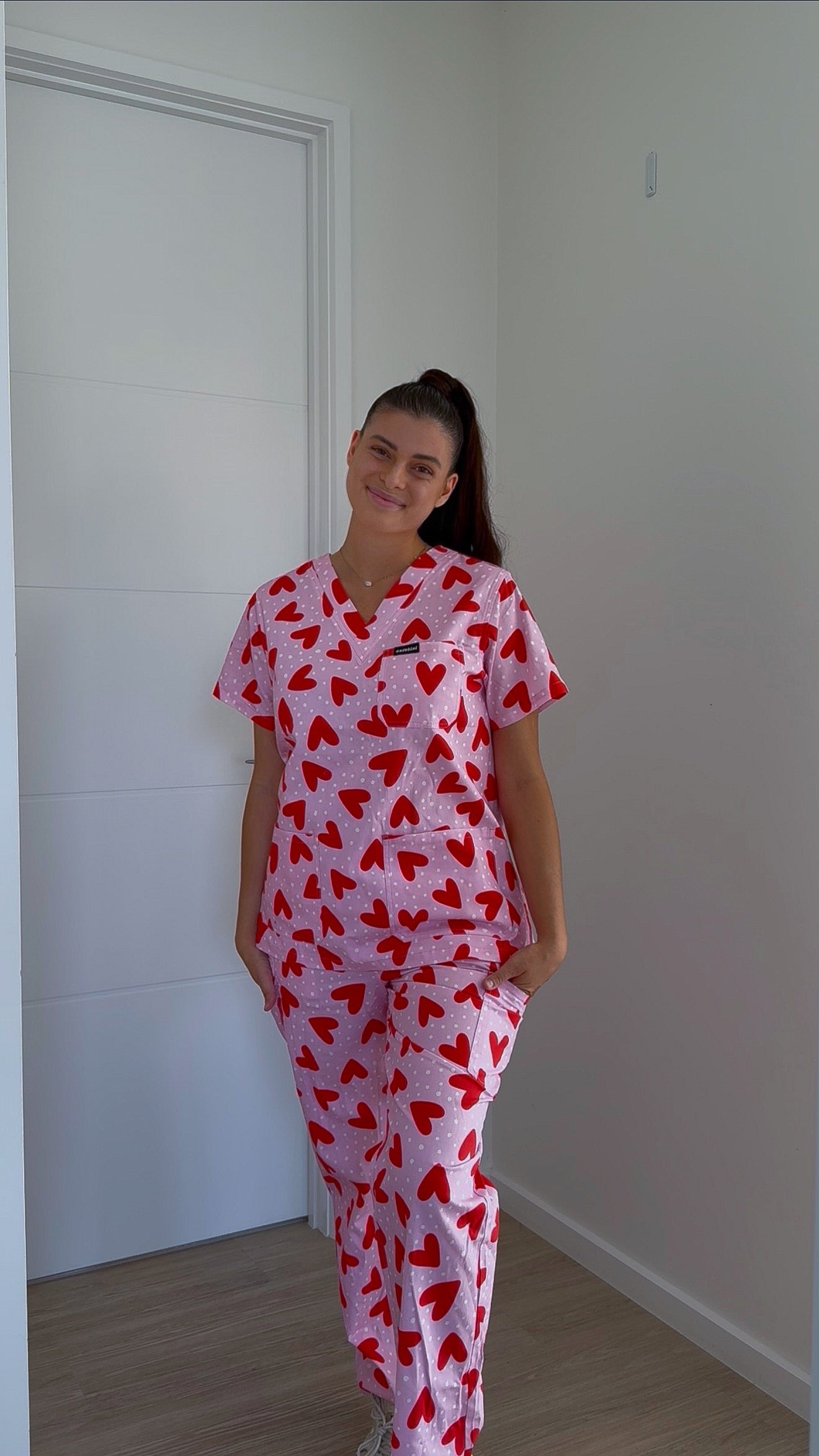 To the Heart - Scrub Set