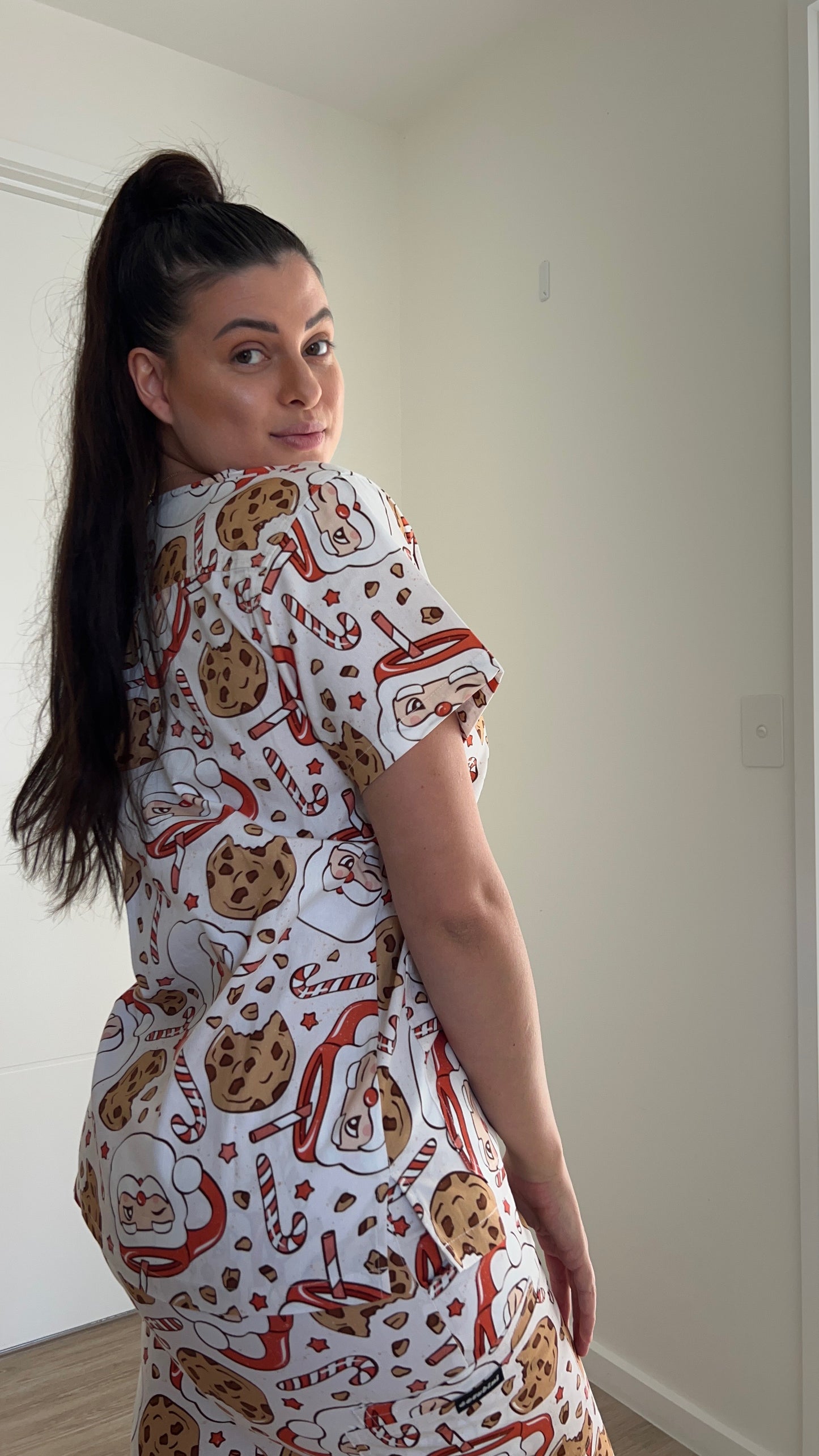 Leave Out the Cookies - Scrub Set